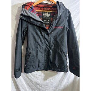 Billabong Jacket Women’s XS Hooded Zip Cold Outerwear Puffy  B2